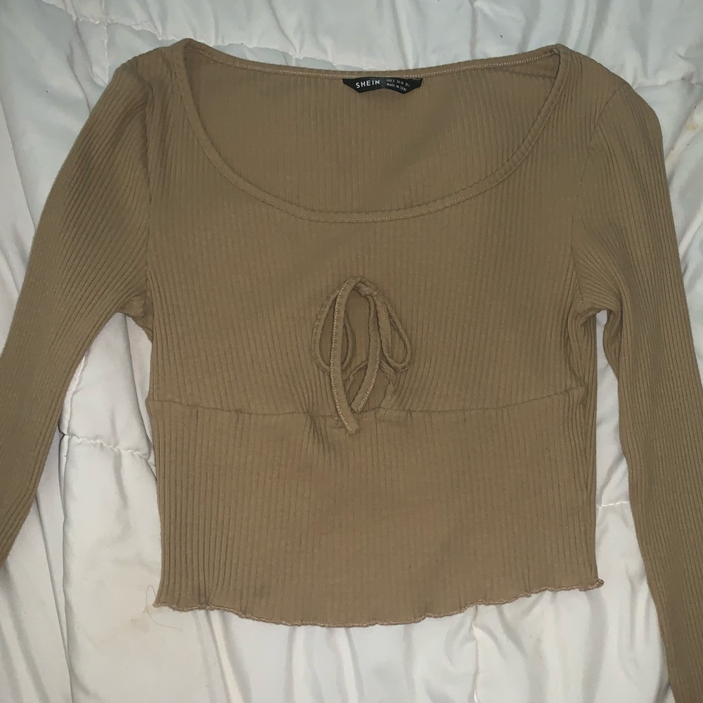 cute tie front top